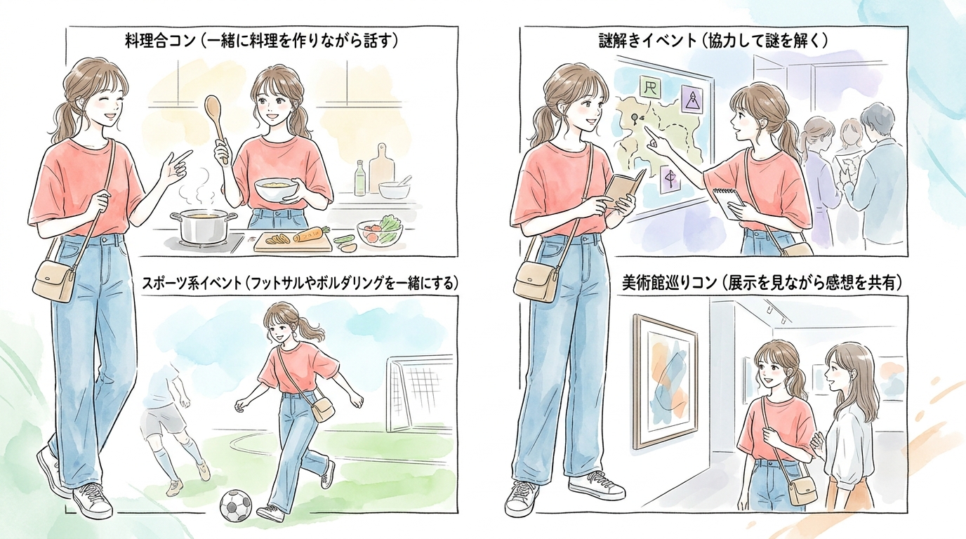 イベント型マッチングが従来の婚活と違うところ