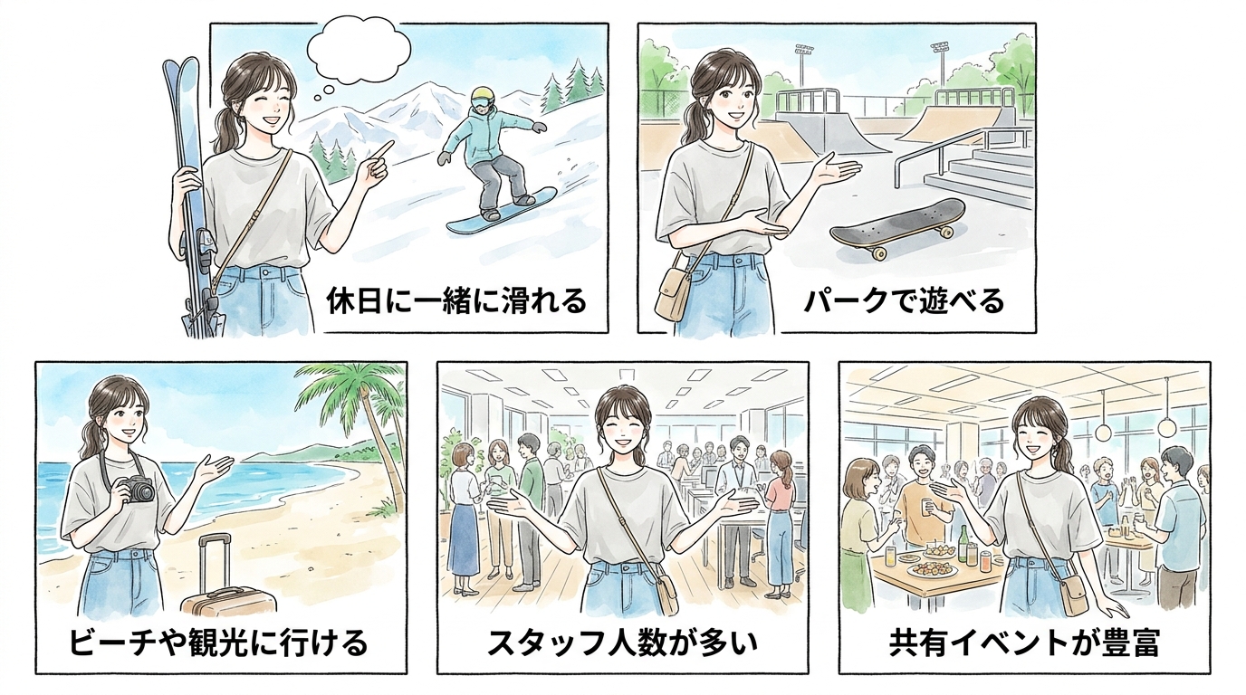 スキー場・テーマパーク・離島が出会いやすい職種として機能する背景