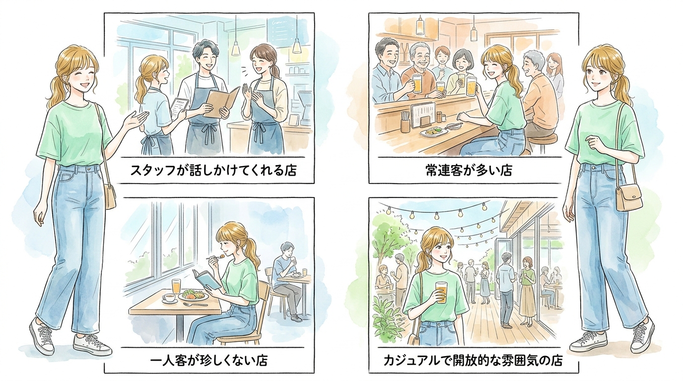 ビアガーデンバイトのスタッフや常連客がいる店だと孤立しにくい