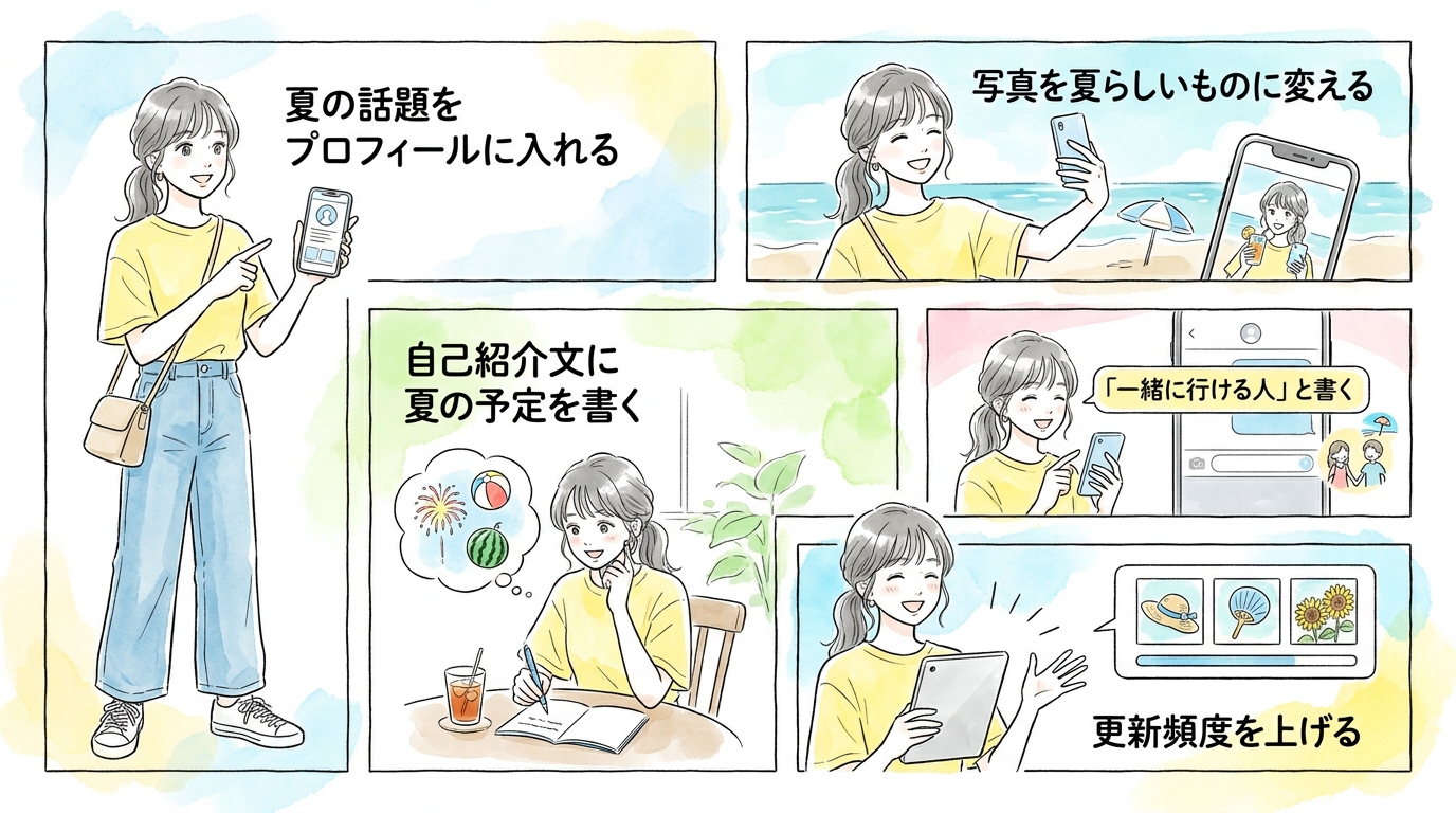 プロフィール・自己紹介を夏仕様に整えておく意味