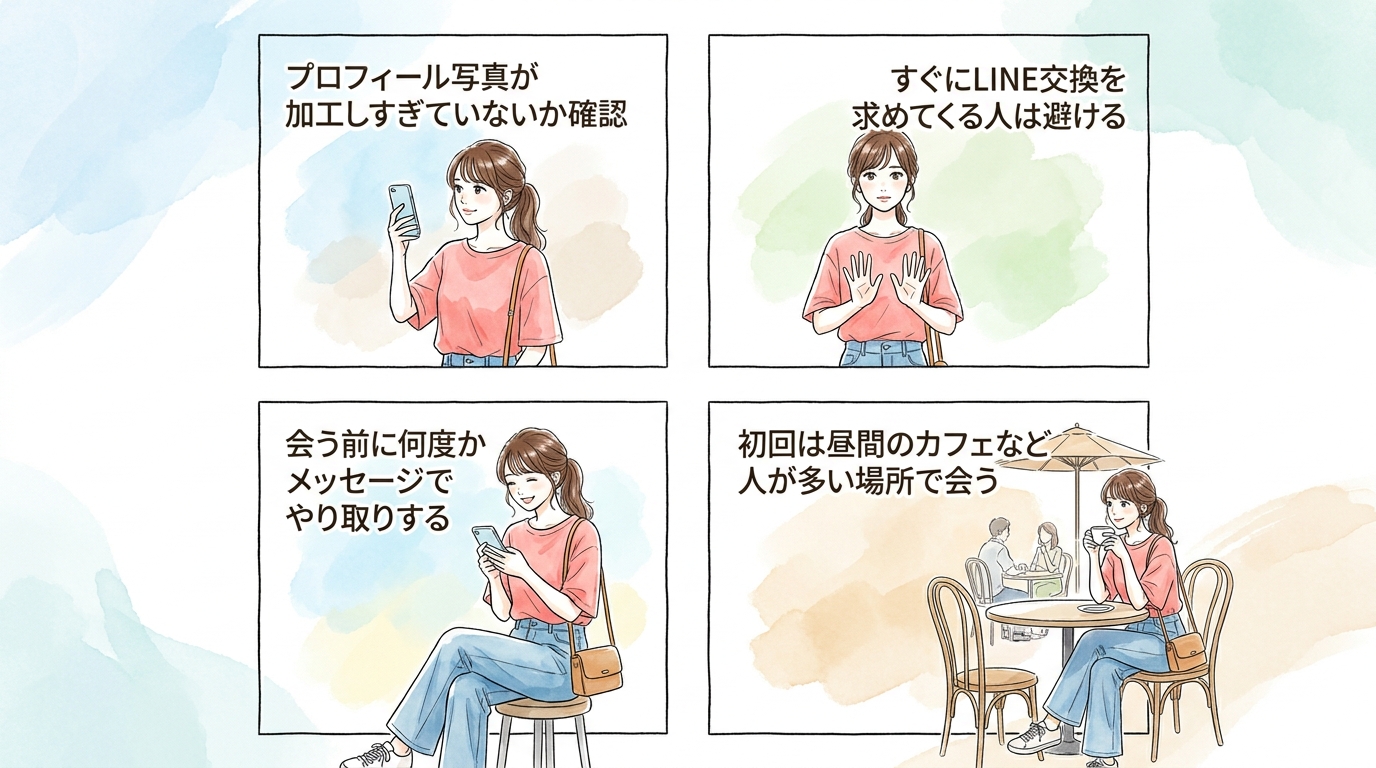 マッチングアプリで効率的に同世代と出会う