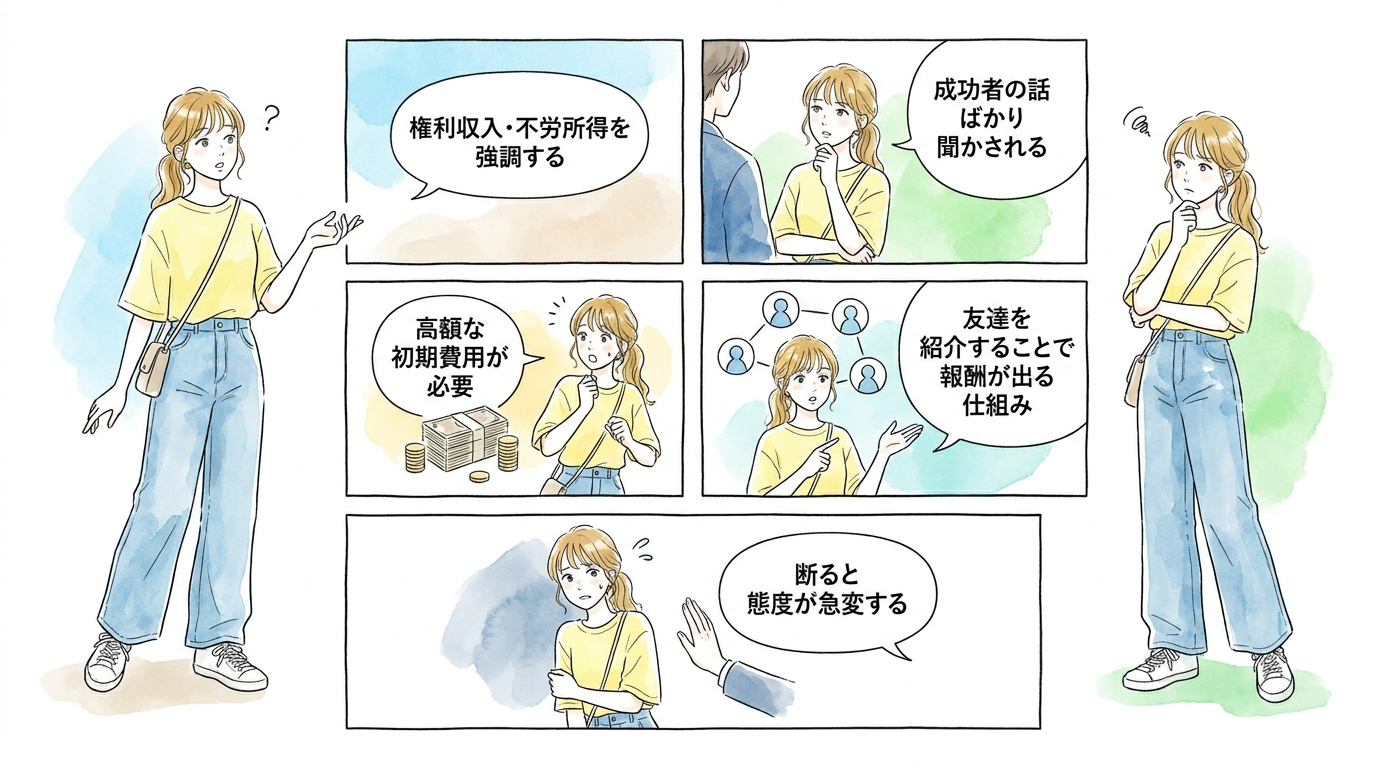 マルチ商法・ネットワークビジネスへ誘導されたケースを知っておく