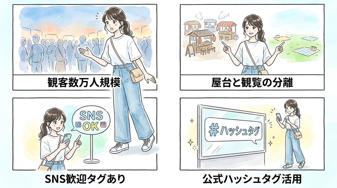 一人参加者が集まりやすい花火大会の特徴を知っておく
