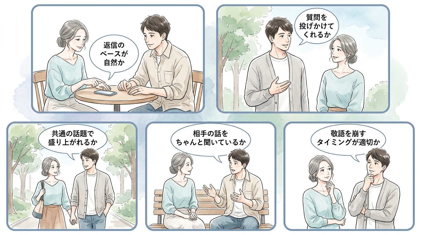 信頼感がないまま誘うと警戒される