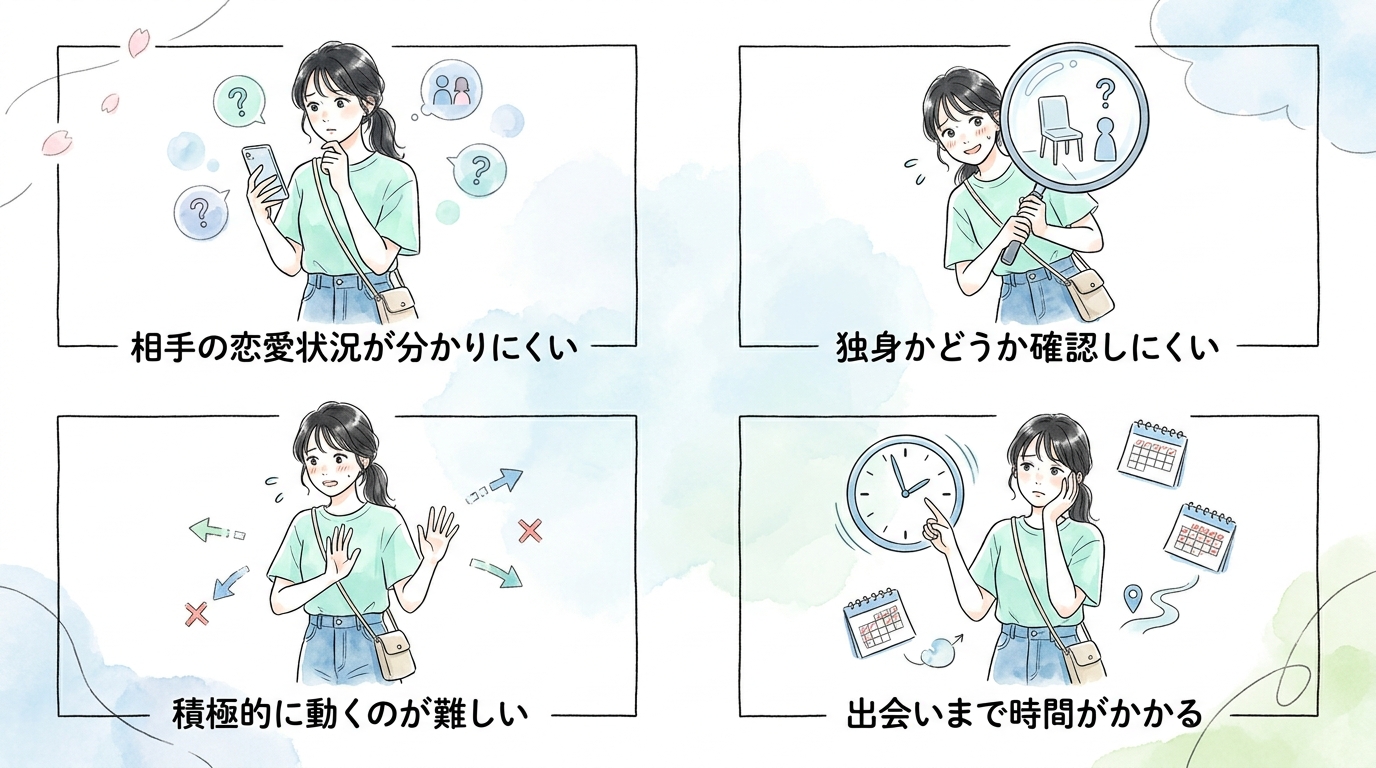 偶然を装いながら同世代と出会える場