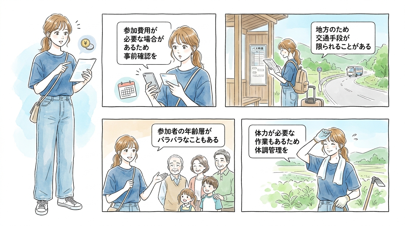 地域おこし・地方体験プログラムでの学生交流