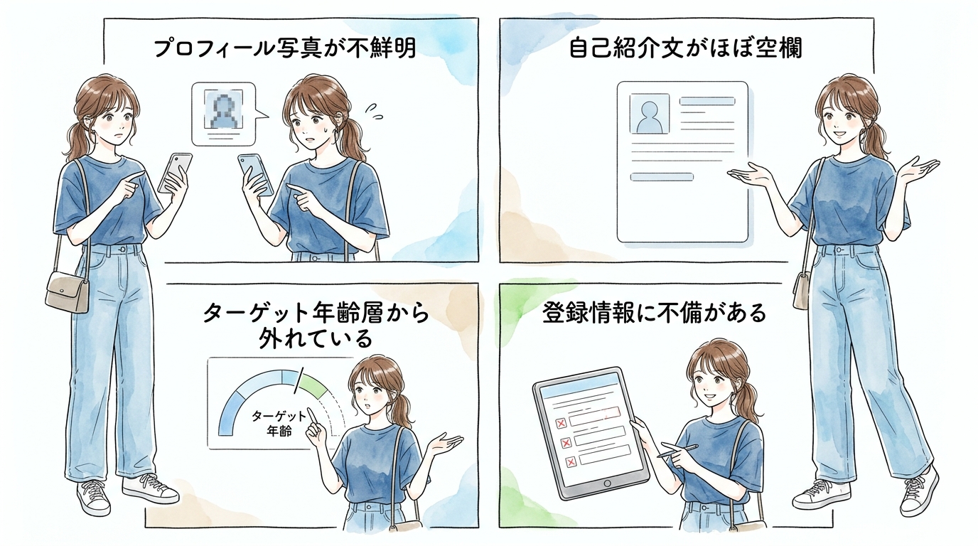 審査落ちする人に共通していた傾向