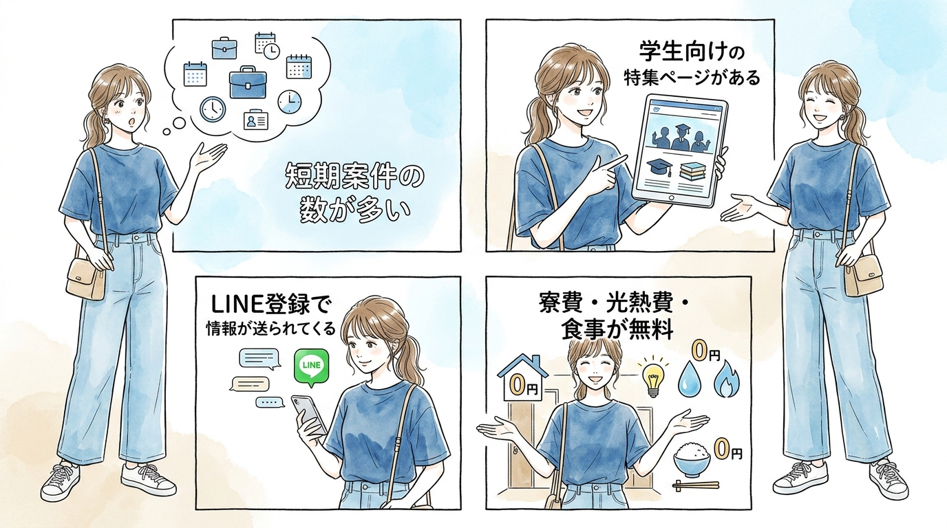 応募が集中する派遣会社の特徴と登録先