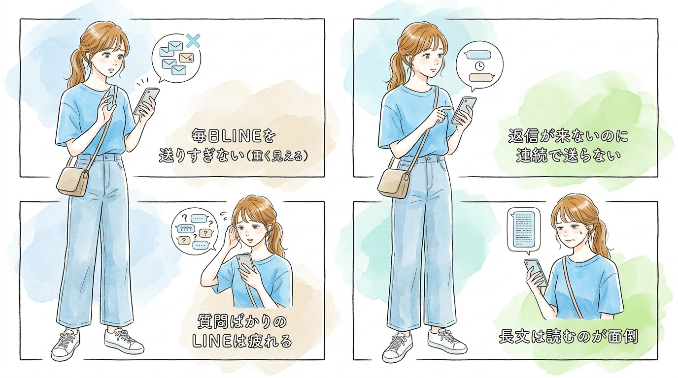 次につながるLINEの頻度と内容を間違えない基準