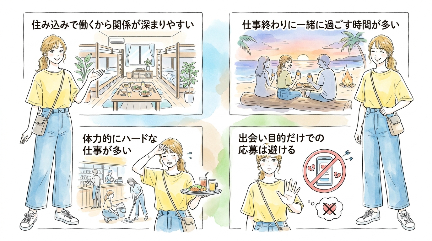 海の家・リゾートバイト──働きながら出会いを探す