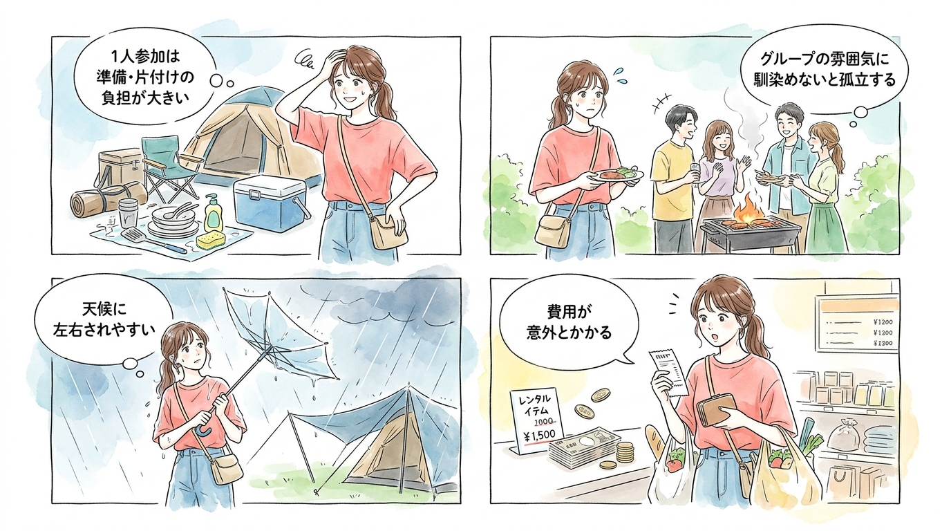 海・キャンプ・BBQは「共同作業」で距離が縮まりやすい