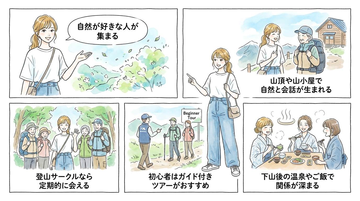 登山・トレッキング──自然好きが集まる場所