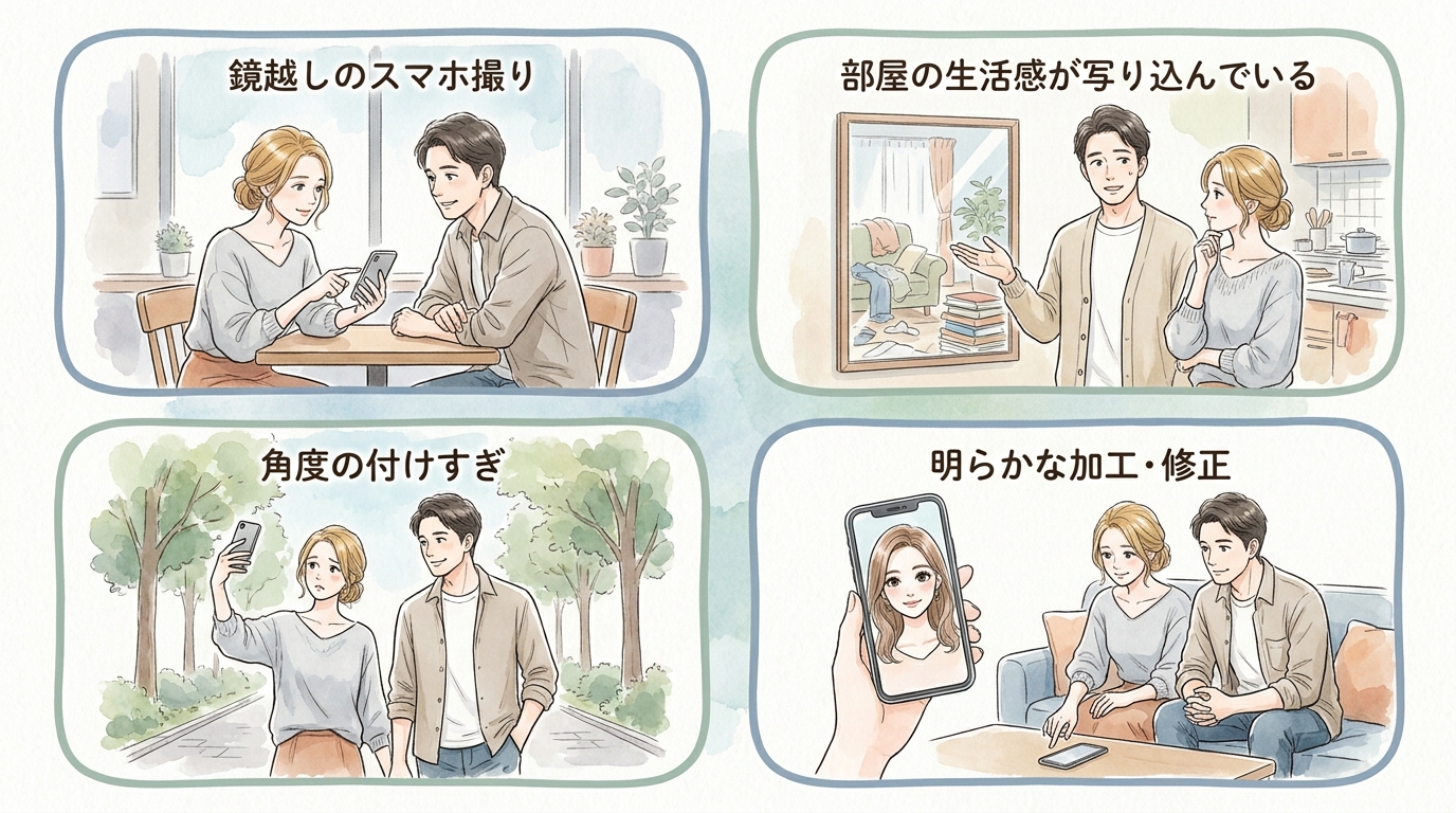 自撮りは思っている以上に印象が悪い