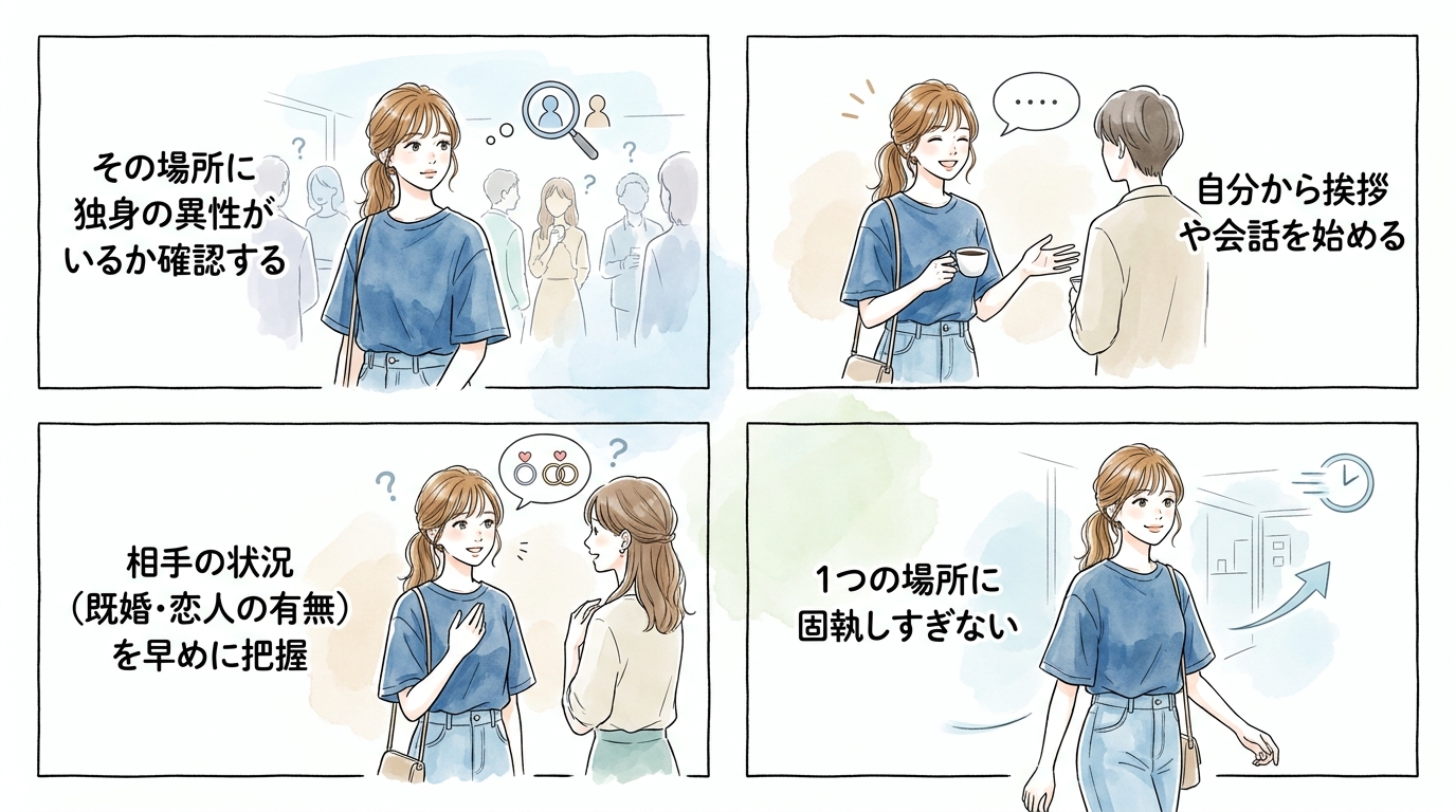 週1回通う場所を3つ持っても出会えない人がいる理由