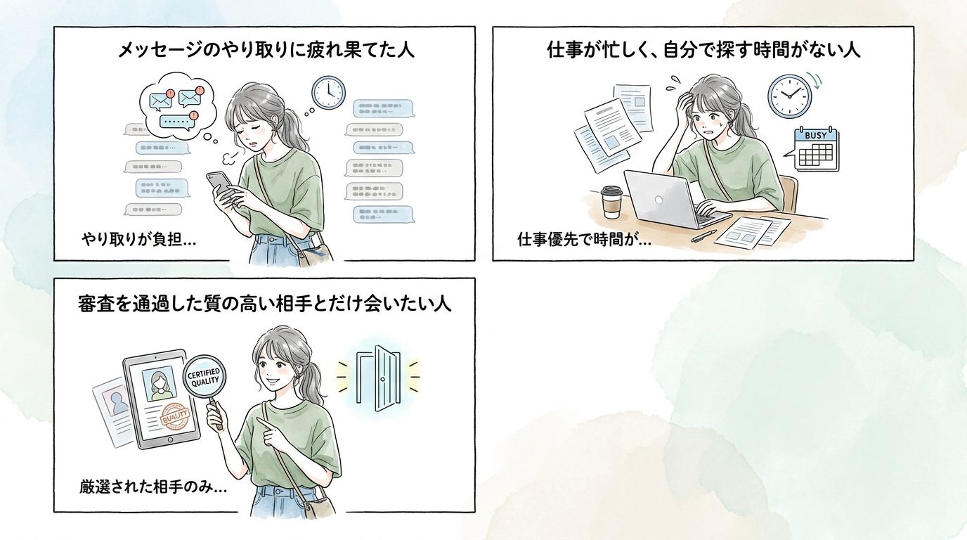 バチェラデートはこんな人におすすめ