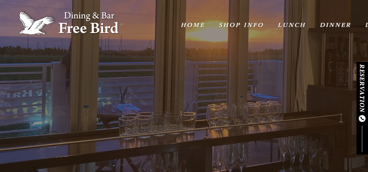 Dining＆Bar Free Birdの公式サイト