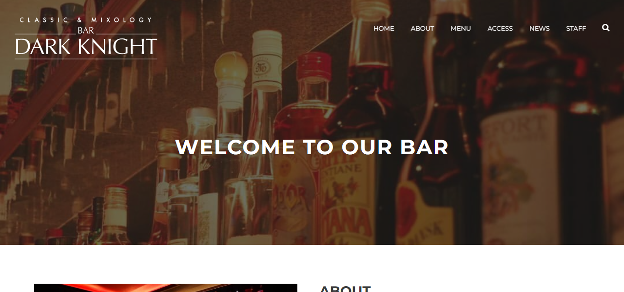 Classic & Mixology Bar Dark Knightの公式サイト