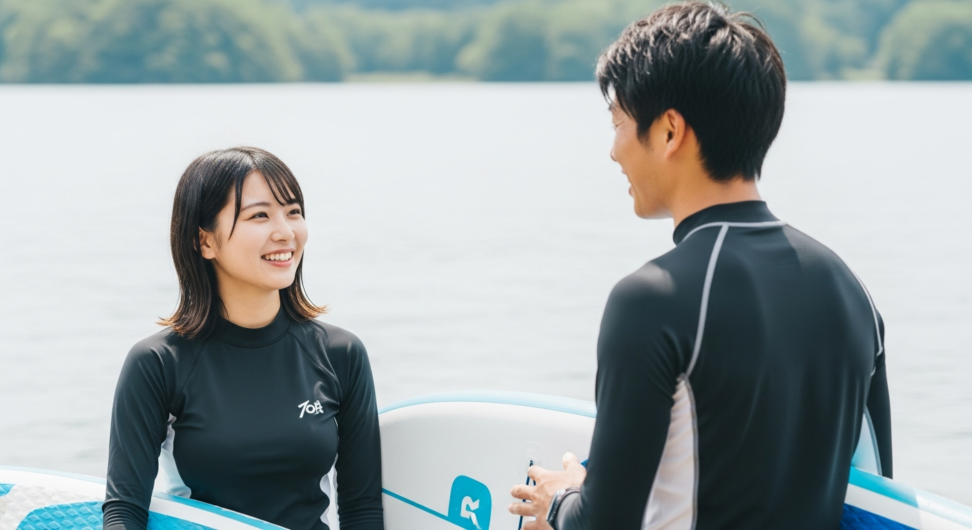 SUP体験で声をかけるタイミングと距離感を整理しておく
