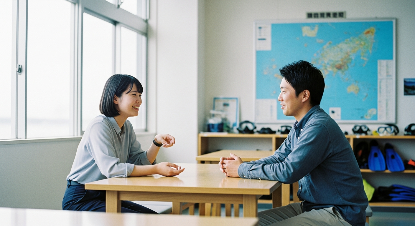 ダイビングだけに頼ると出会える確率は月1回以下になる