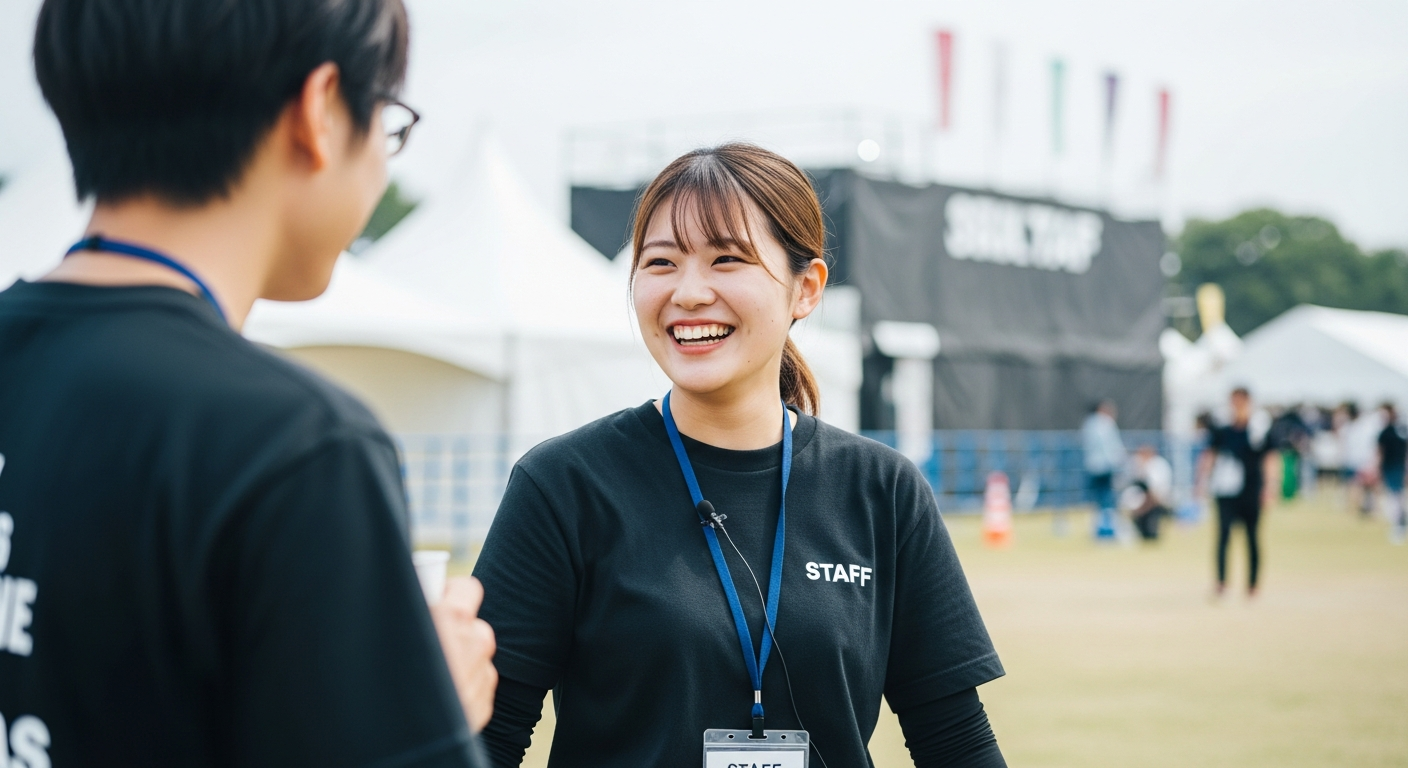フェススタッフバイトで出会いが生まれる3つの現場がある