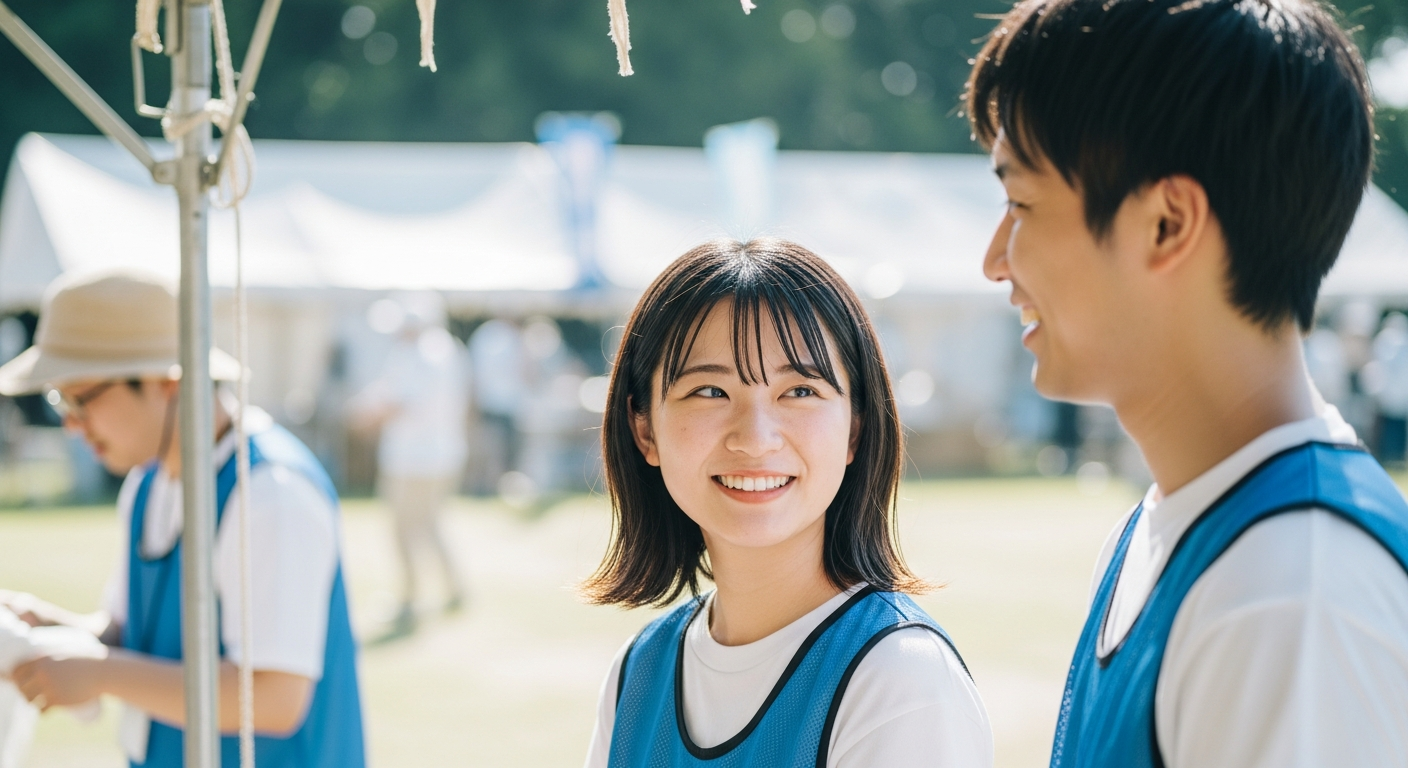 ボランティア中の会話からLINE交換まで自然に進める流れを作っておく