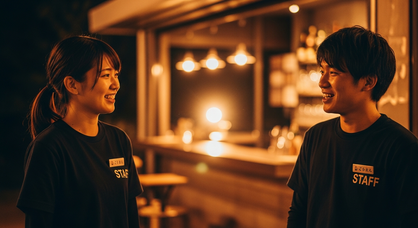花火大会スタッフバイトの出会いを次につなげる行動
