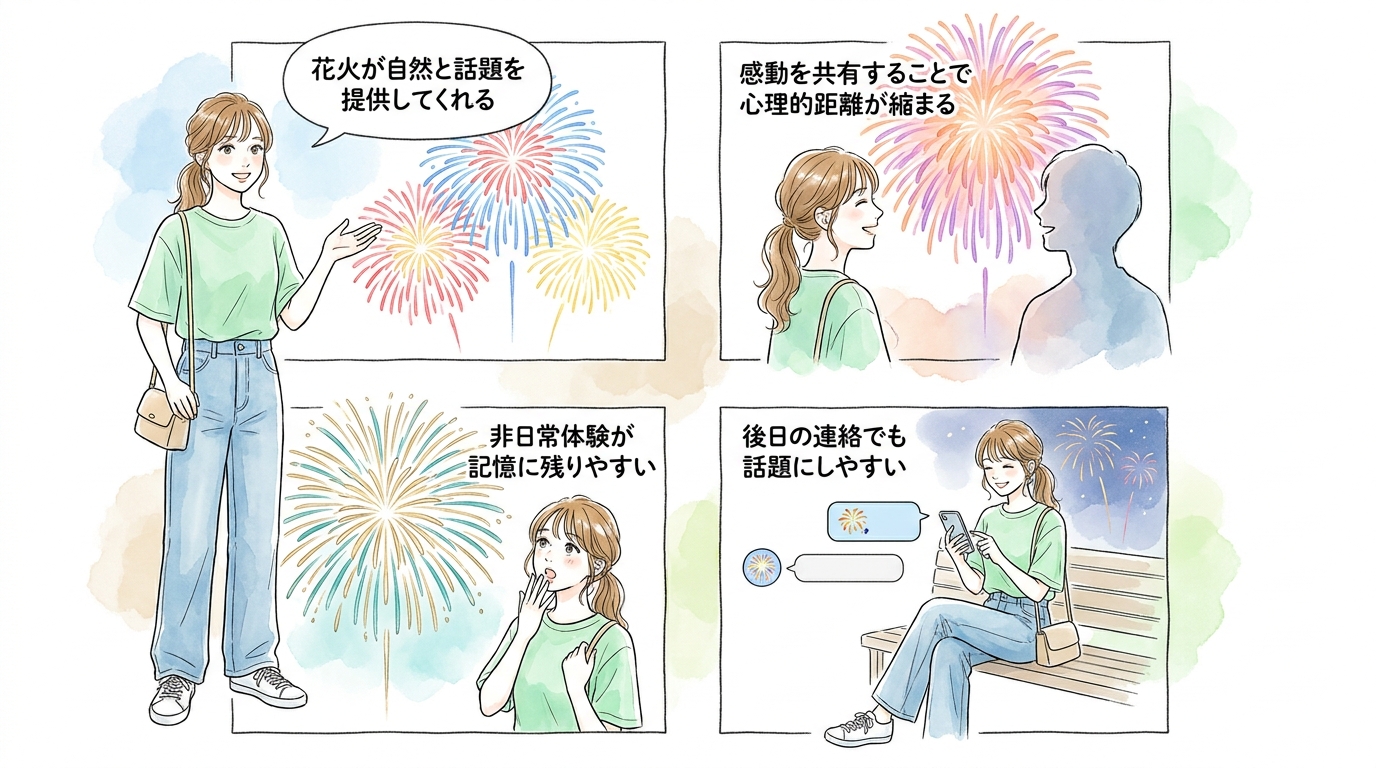 イベント感と感動の共有を求めるなら花火企画を選んでおく