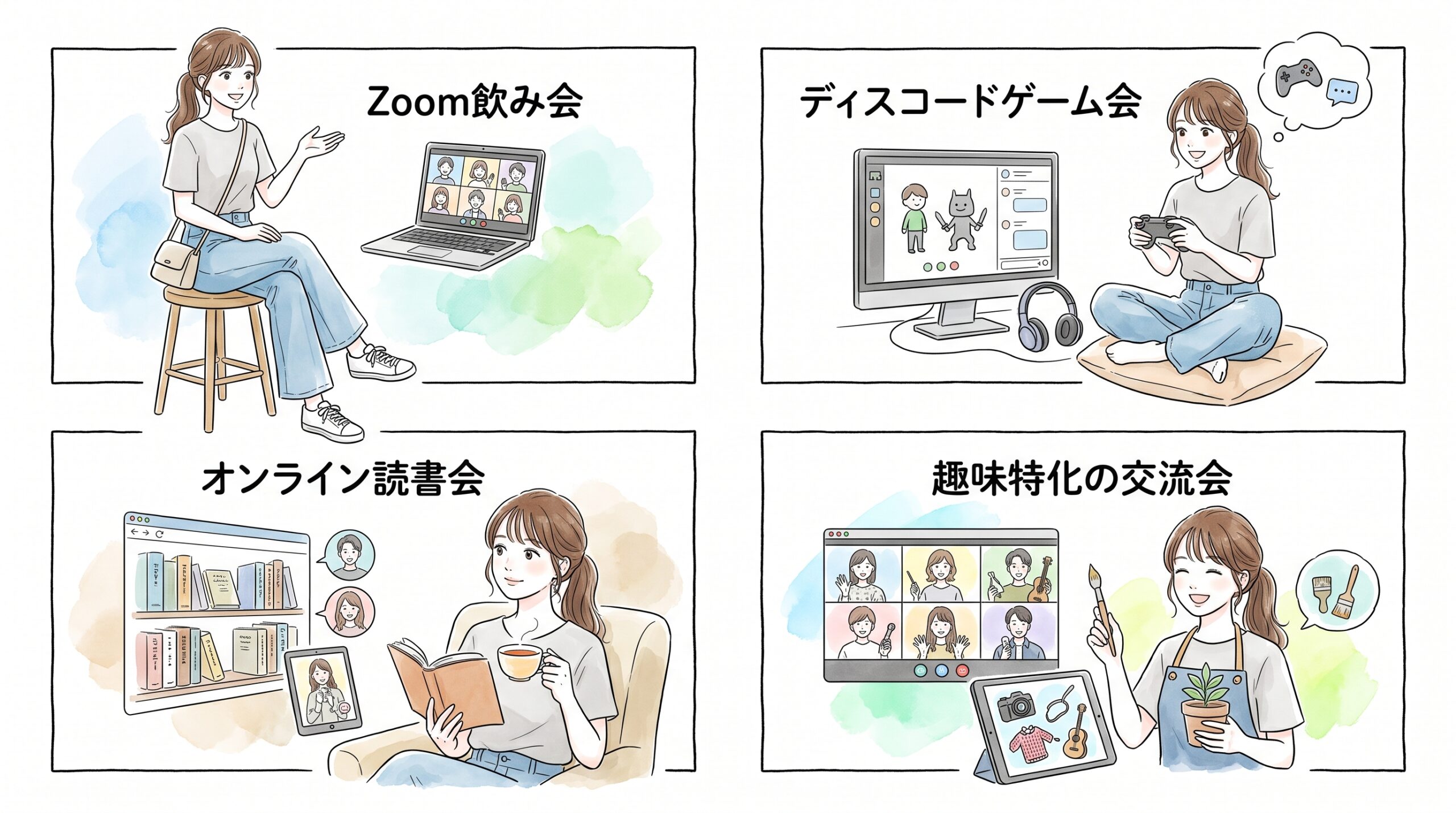 オンラインイベントから始める選択肢もある