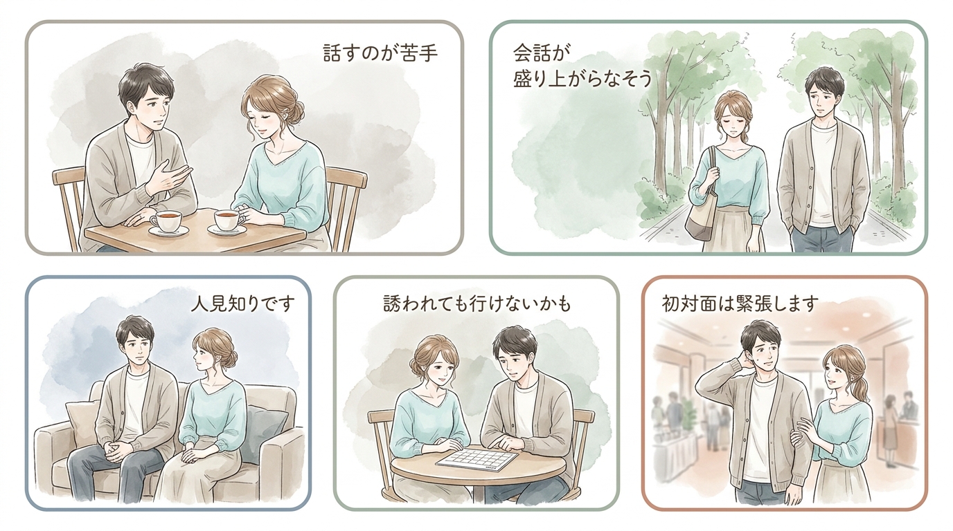 ネガティブな予防線を張ると誘う側が躊躇してしまう