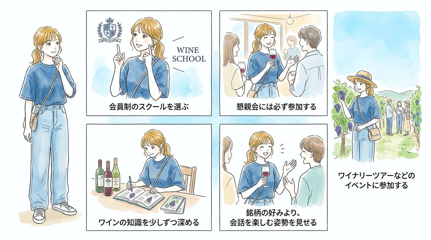 会員制ワインスクールに富裕層が通い続けている