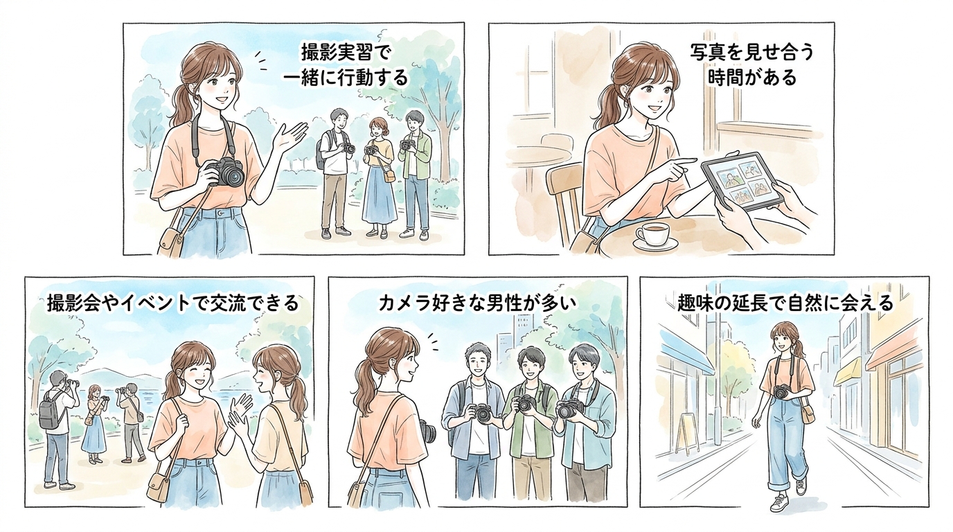 共通の趣味でつながれるカメラ講座