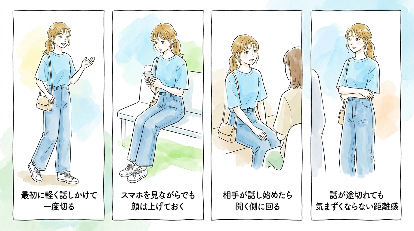 同じシフトに入りたいと思われる人の休憩時間の過ごし方