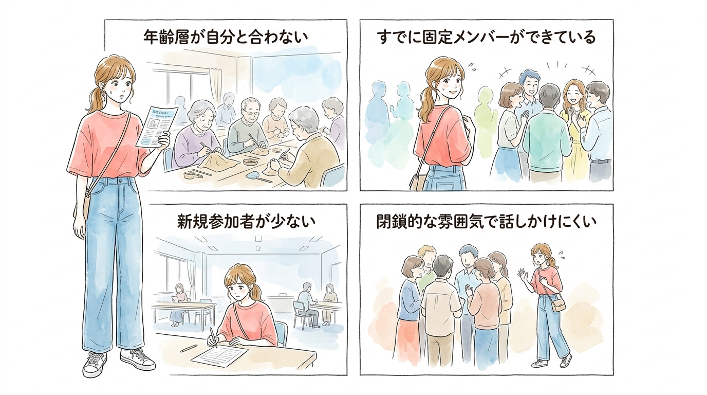教室の雰囲気や年齢層を事前に見学しなかった失敗