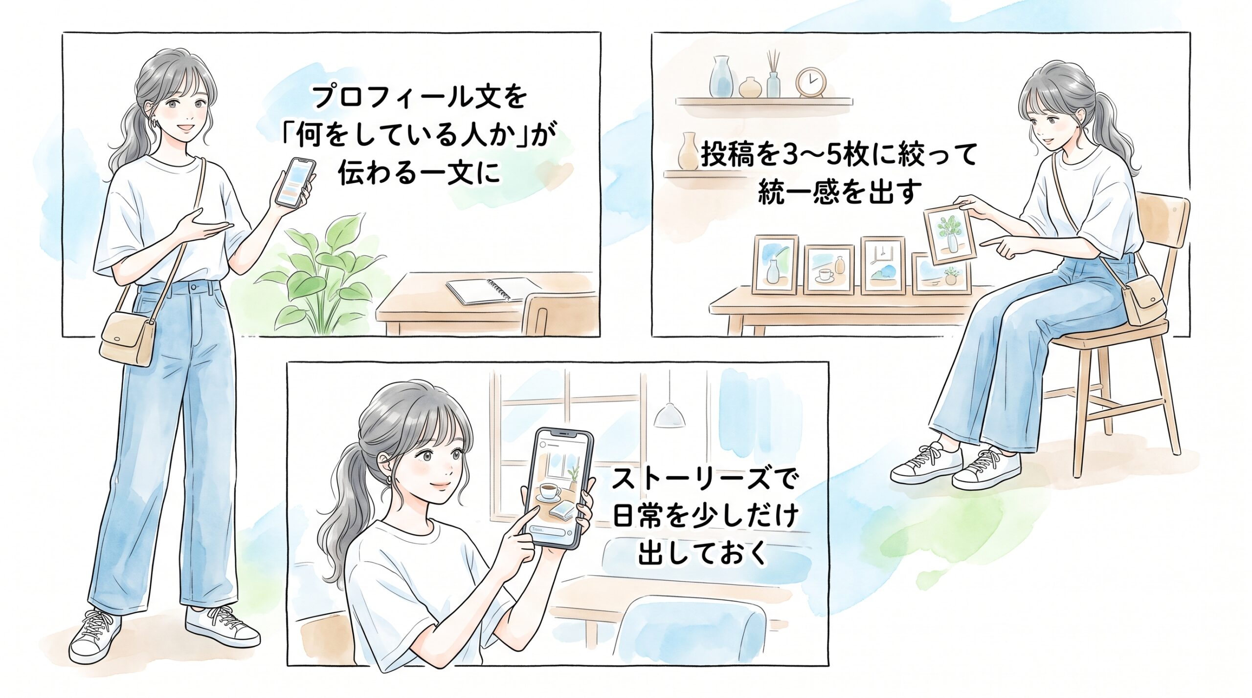 最初の1週間でプロフィールと投稿を整えた人だけが、反応を得ている