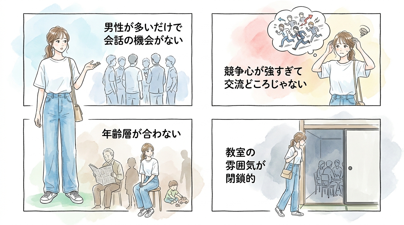 「男性が多い」だけで選ぶと出会えない理由