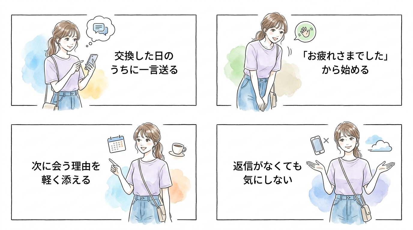 短期の出会いを確実につなげるために普段から準備しておくこと