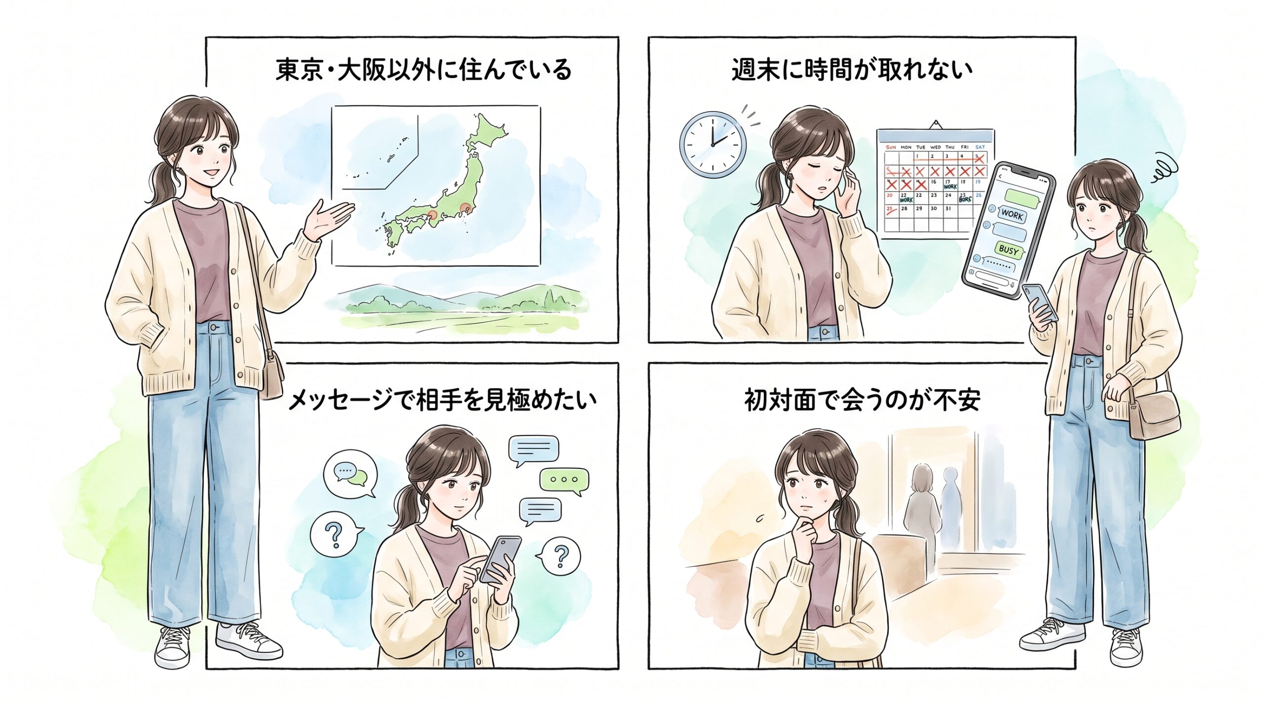 逆に、マッチスポットをおすすめできない人もいるのイメージ画像