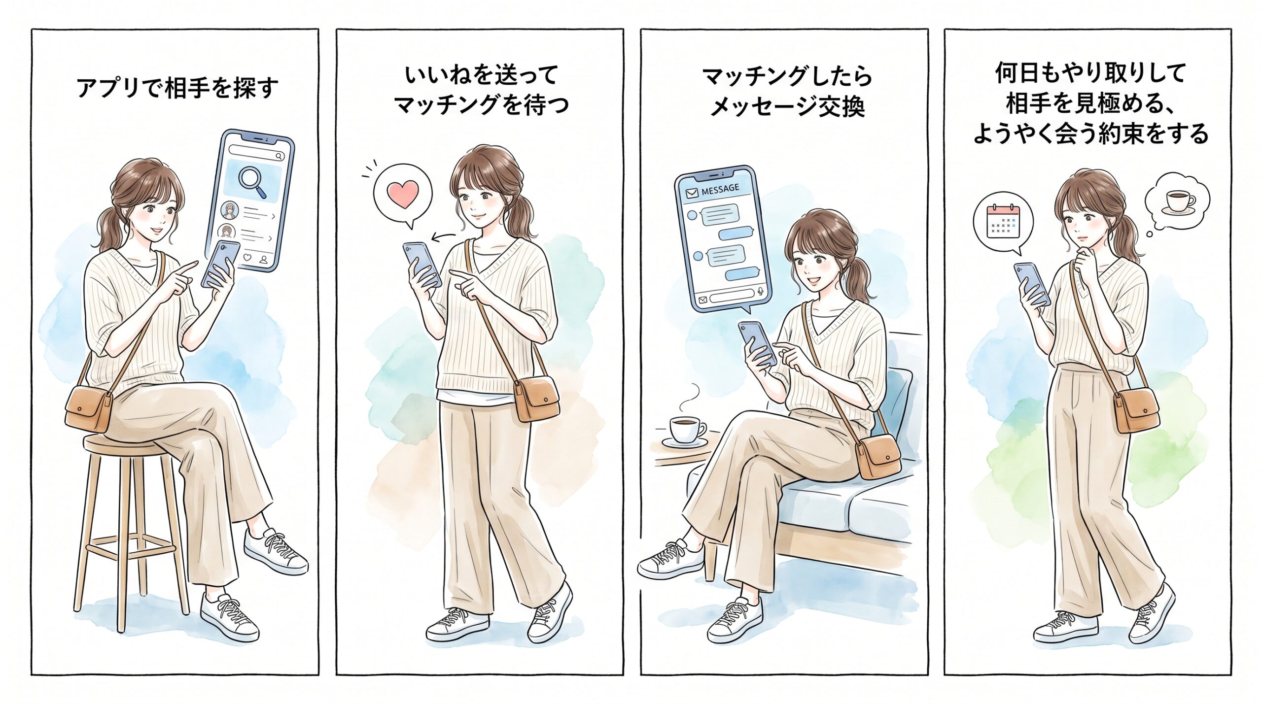従来のマッチングアプリとは何が違うのかのイメージ画像