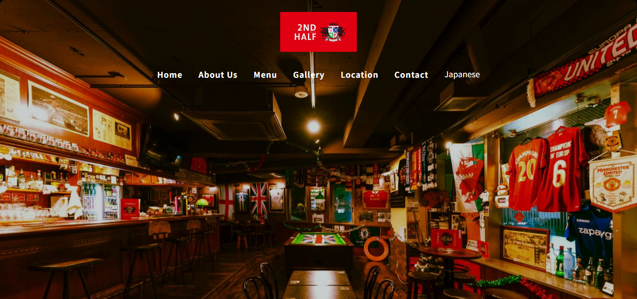 British Pub 2ND HALFの公式サイト
