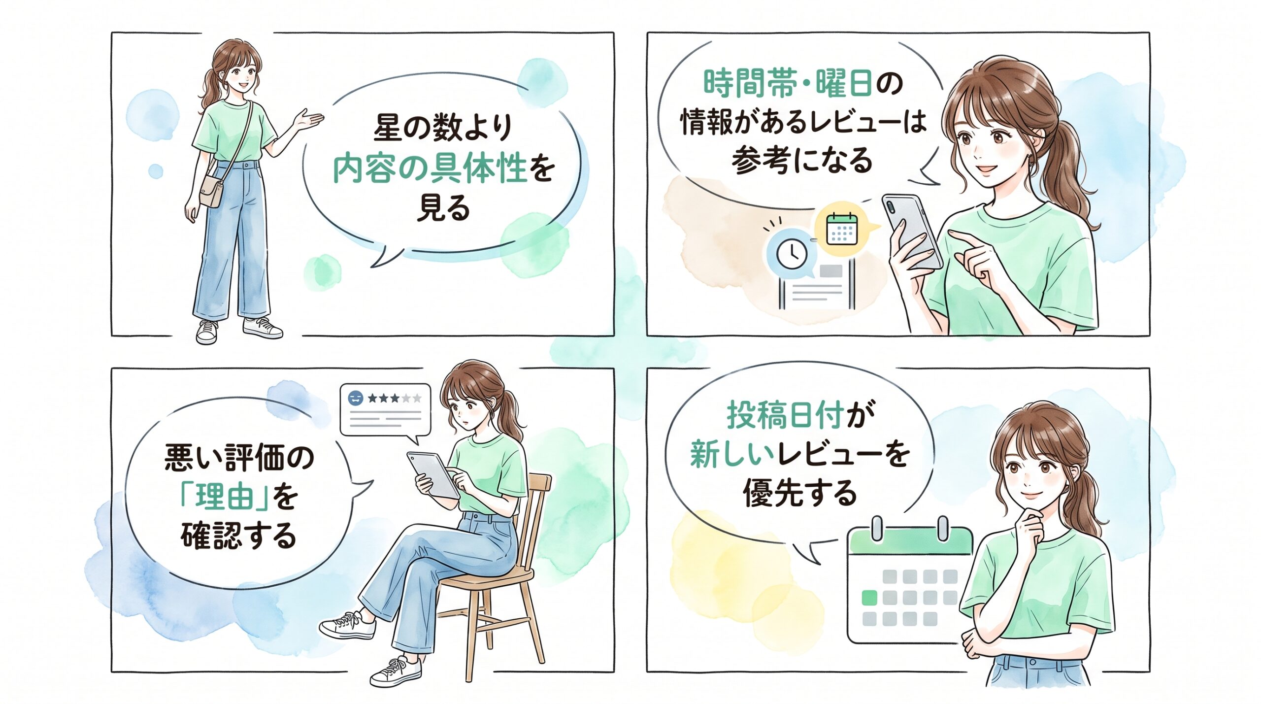 口コミで判断するときに見るべきは「星の数」じゃないのイメージ画像