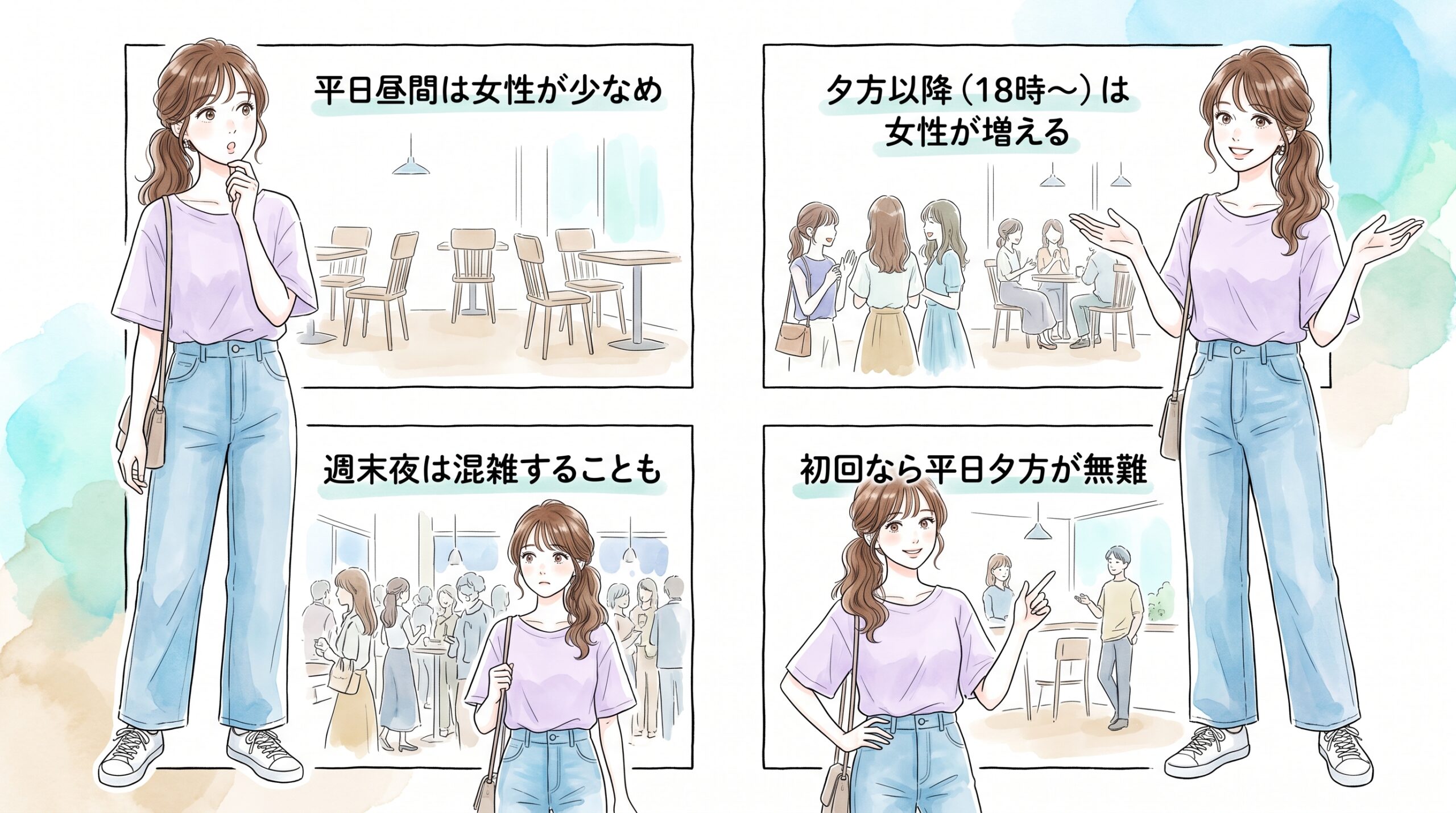 時間帯によって雰囲気が全然違うらしいのイメージ画像