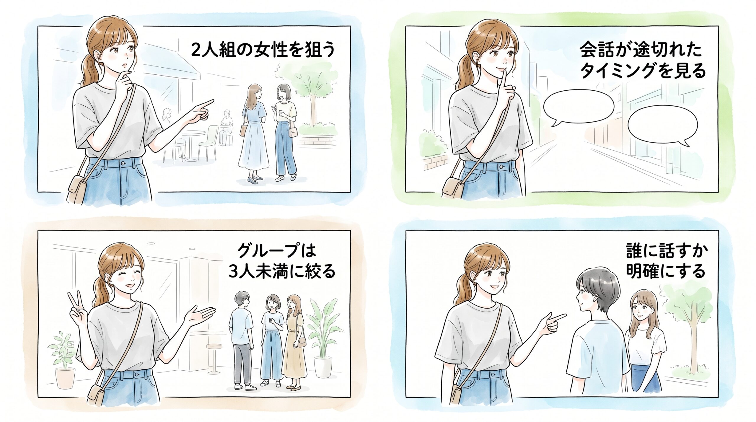 盛り上がっているグループに無理に割り込んでいる