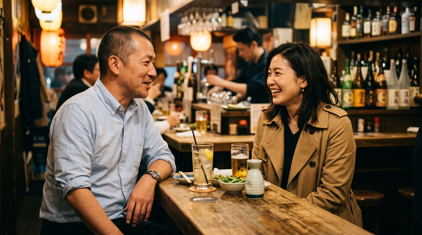 一人で行くと常連や店員が話しかけてくれる店